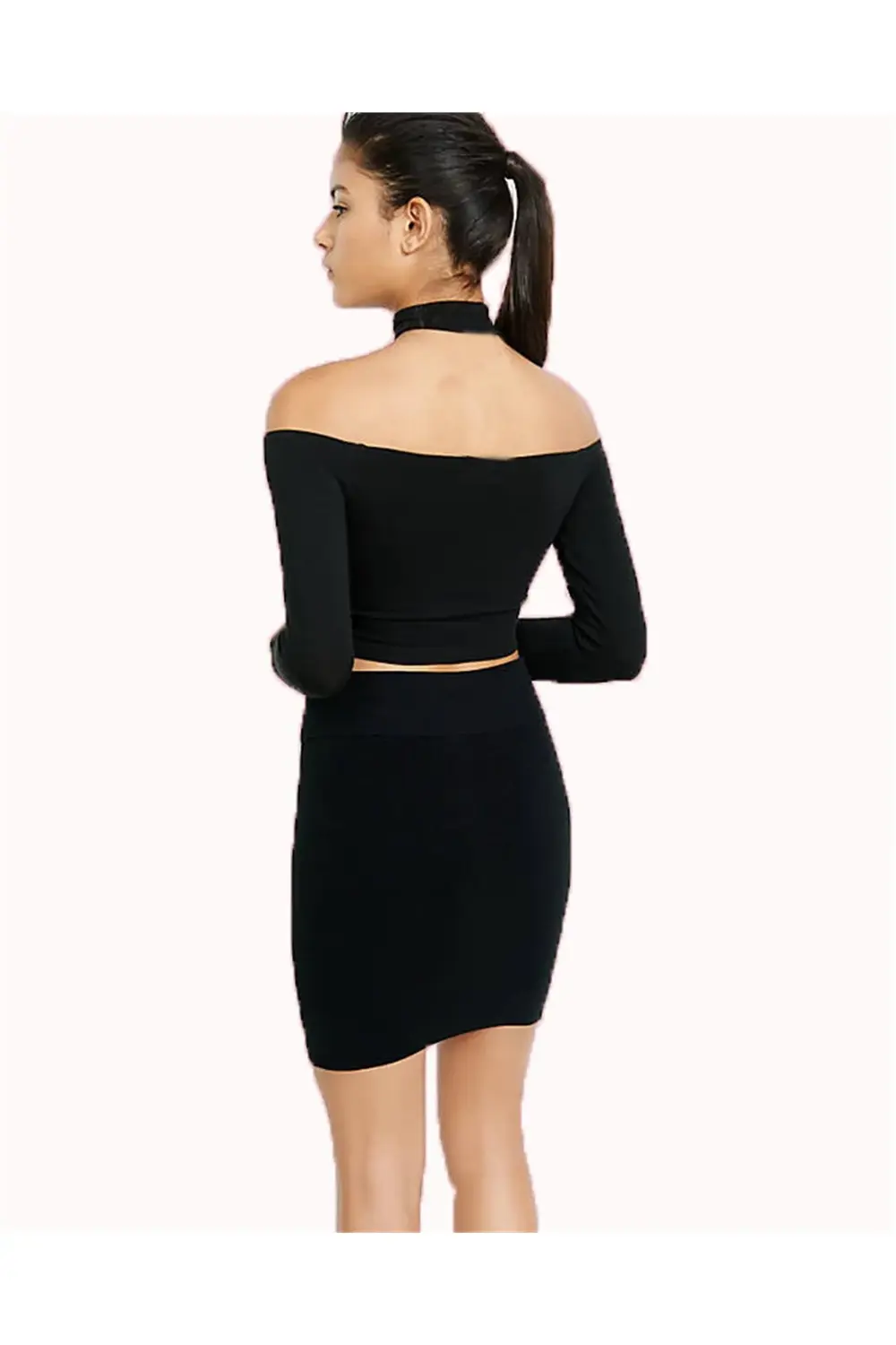 B101280 Uzun Kollu Bustiyer Etek Takım