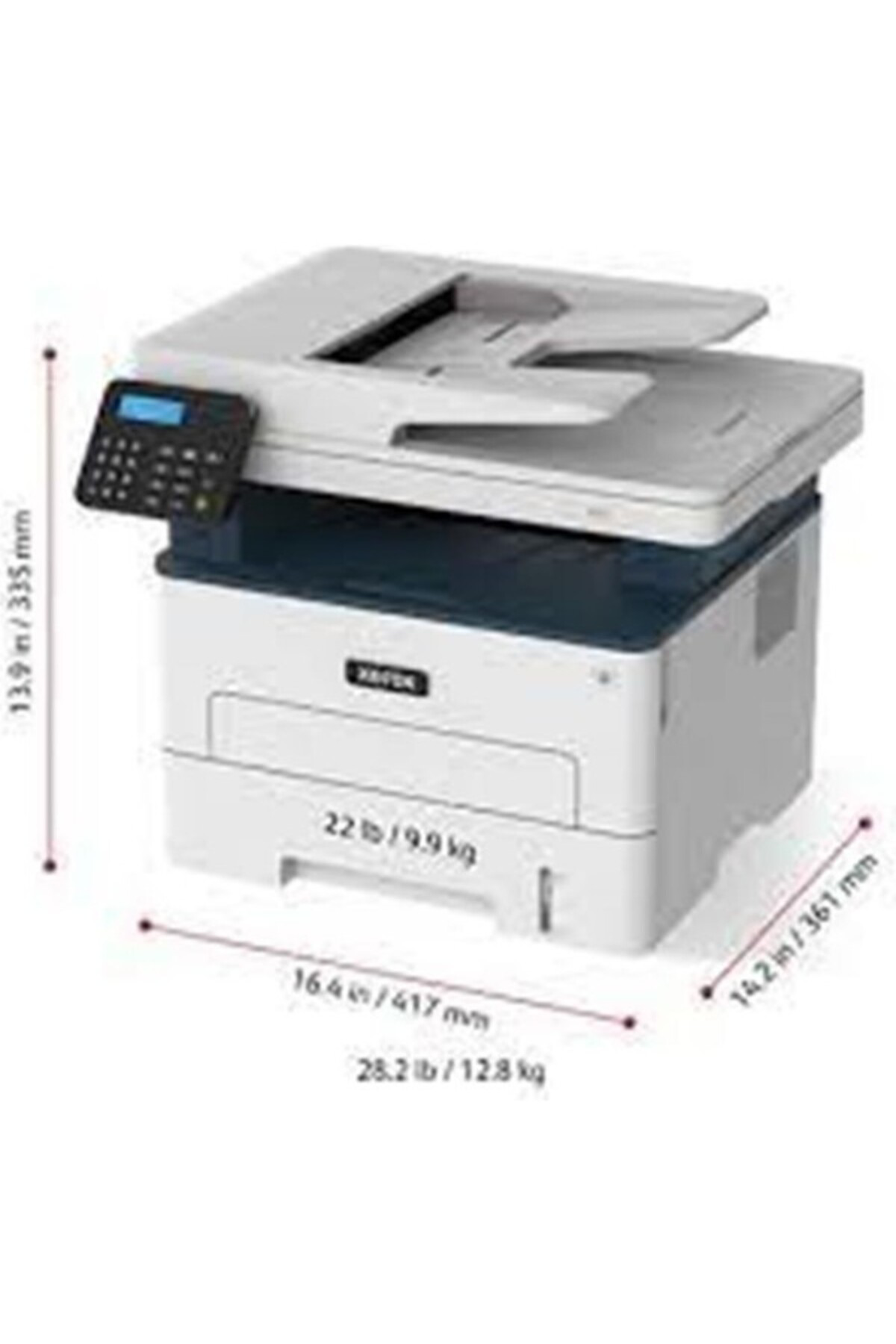 B225V_DNI Yazıcı-Tarayıcı-Fotokopi Çok Fonksiyonlu Lazer Yazıcı W