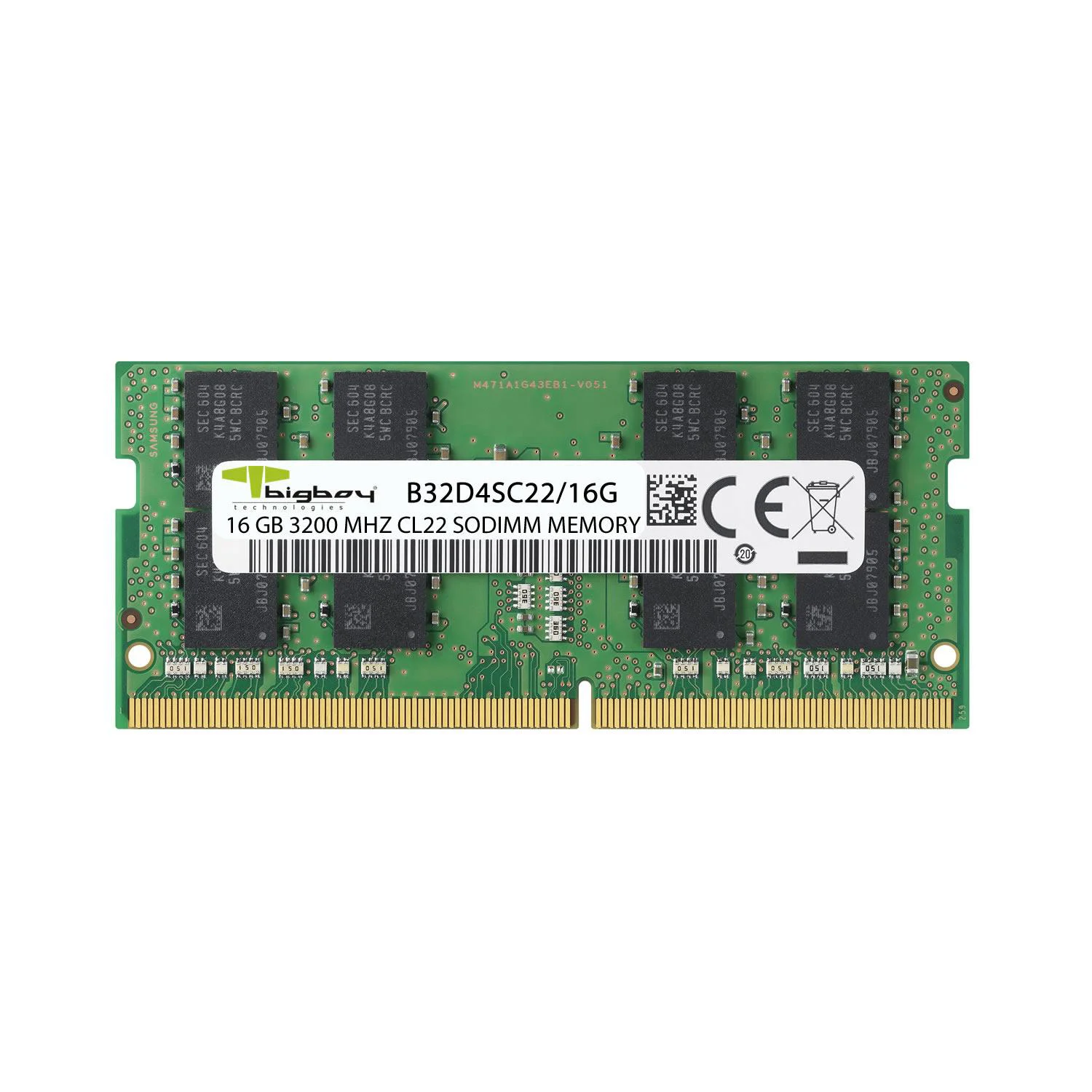 B32D4SC22/16G Bigboy 16GB DDR4 3200MHz CL22 Notebook Rami Fiyatı, Yorumları ve Özellikleri