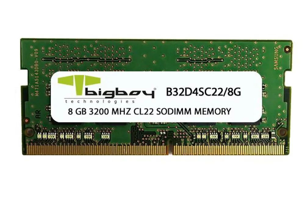 B32D4SC22/8G Bigboy 8GB DDR4 3200MHz CL22 Notebook Rami
