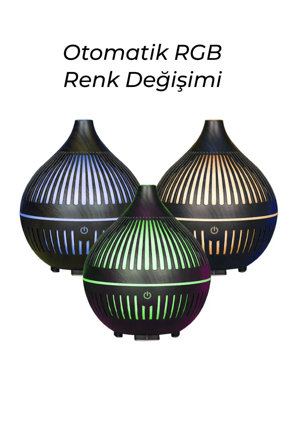 B34 180ML Aroma Terapi Ultrasonik Nemlendirici | LED Işıklı Sessi