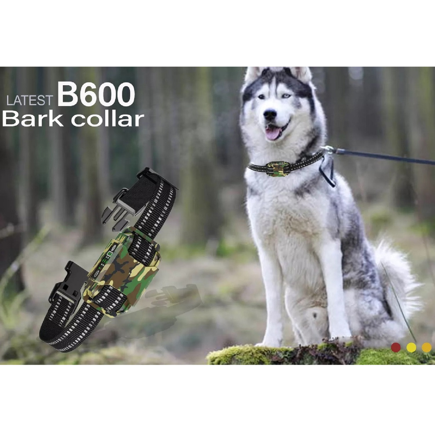 B600 Havlama önleyici köpek eğitim tasması havlama tasması