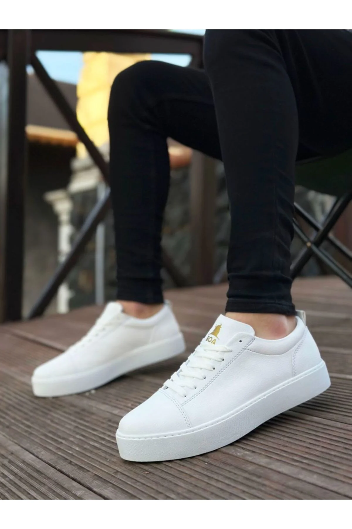 BA0104 Bağcıklı Beyaz Cilt Spor Klasik Erkek Ayakkabı Fiyatı, Yorumları ve Özellikleri