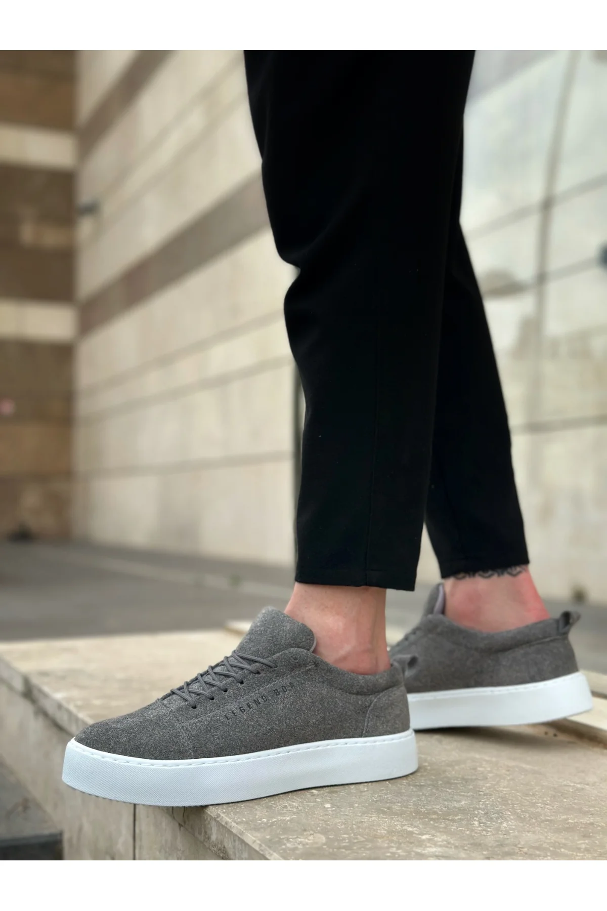 BA0104 Bağcıklı Gri Süet Beyaz Taban Spor Klasik Erkek Ayakkabı Fiyatı, Yorumları ve Özellikleri