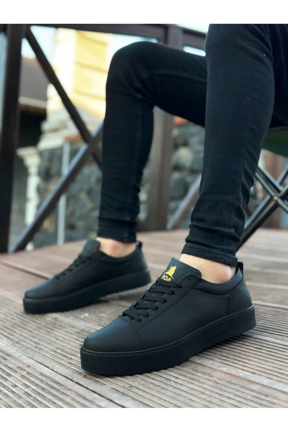 BA0104 Bağcıklı Siyah Cilt Spor Klasik Erkek Ayakkabı Fiyatı, Yorumları ve Özellikleri