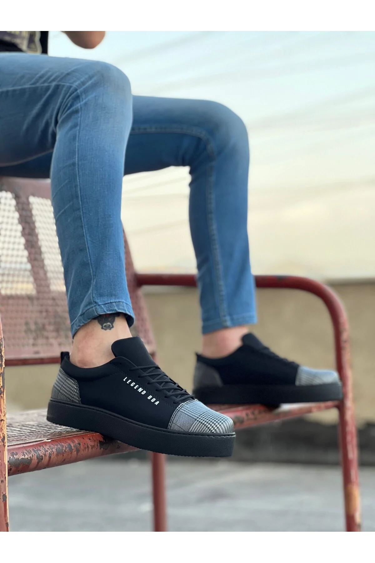 BA0104 Bağcıklı Siyah Ekose Süet Siyah Taban Spor Klasik Erkek Ayakkabı Fiyatı, Yorumları ve Özellikleri
