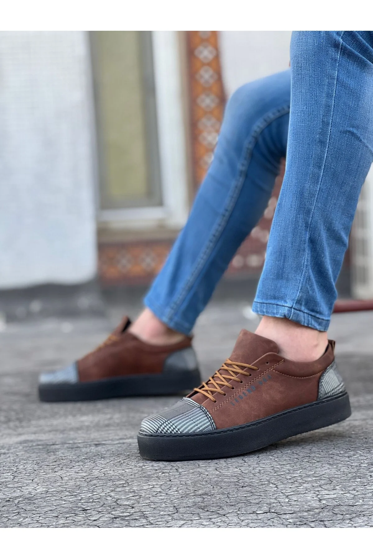 BA0104 Bağcıklı Taba Ekose Süet Siyah Taban Spor Klasik Erkek Ayakkabı Fiyatı, Yorumları ve Özellikleri