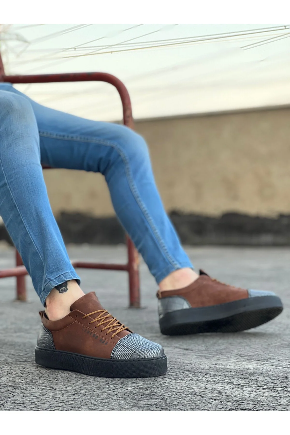 BA0104 Bağcıklı Taba Ekose Süet Siyah Taban Spor Klasik Erkek Ayakkabı Fiyatı, Yorumları ve Özellikleri