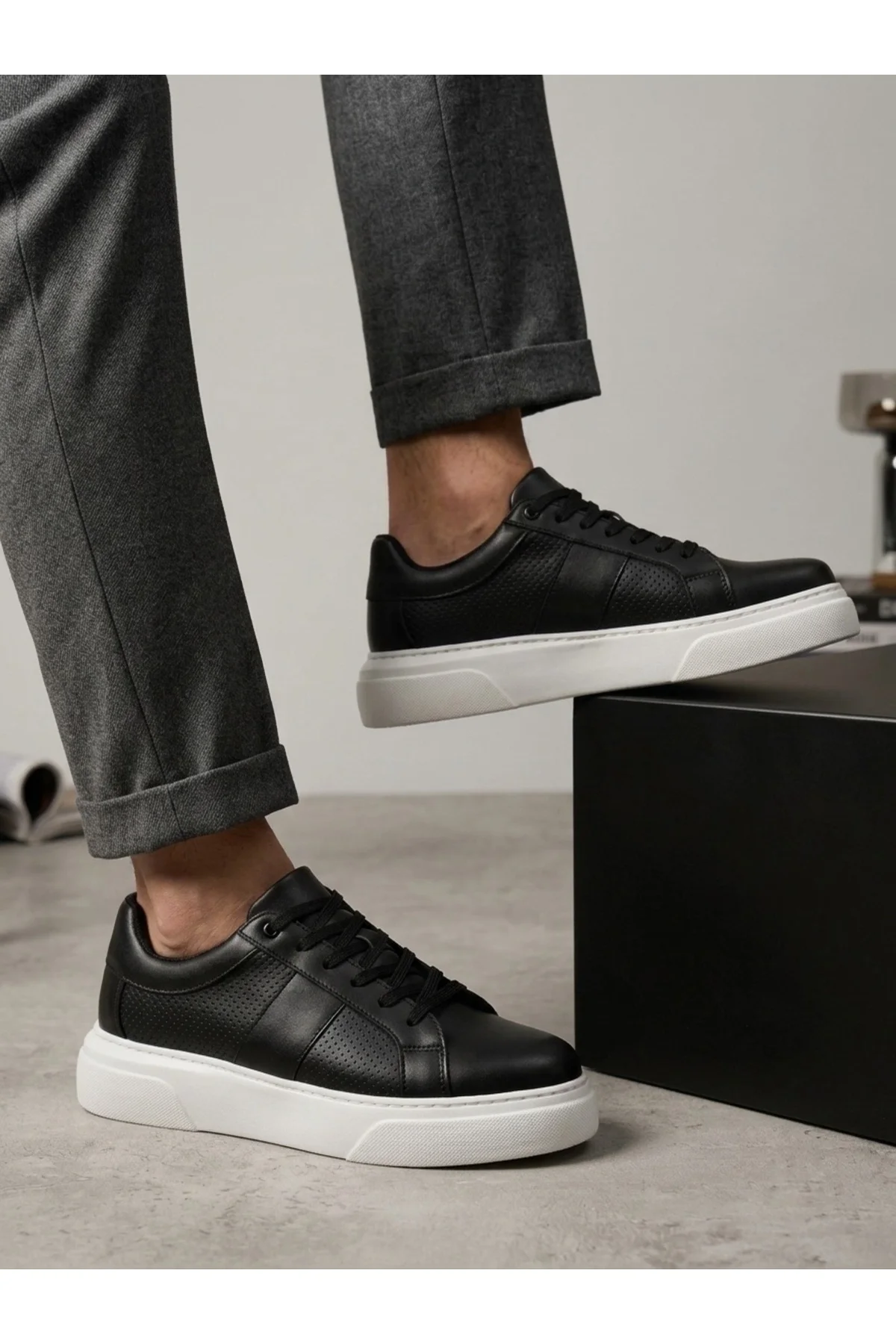 BA0247 Erkek Sneaker Günlük Casual Spor Ayakkabı Siyah Fiyatı, Yorumları ve Özellikleri