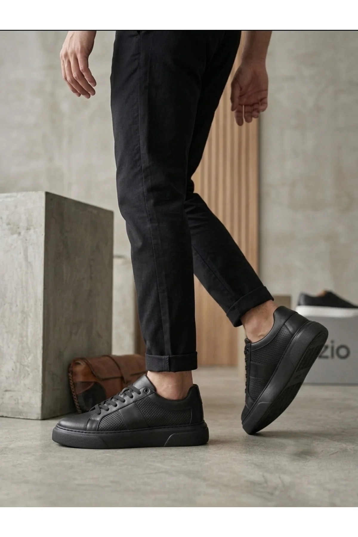 BA0247 Erkek Sneaker Günlük Casual Spor Ayakkabı Siyah Taban BA0247 Erkek Sneaker Günlük Casual Spor Ayakkabı Siyah Taban