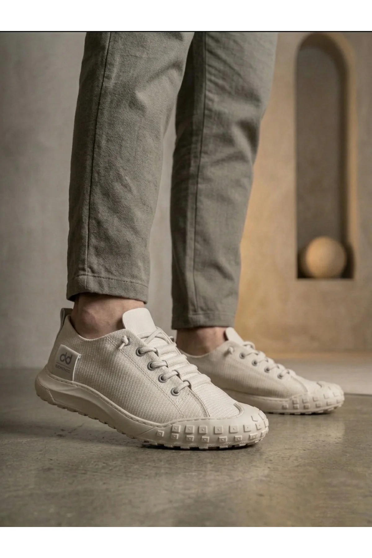 BA0248 BOA Krem Esnek Bağcıklı Ultra Hafif Nefes Alan Sneaker Ayakkabı Fiyatı, Yorumları ve Özellikleri