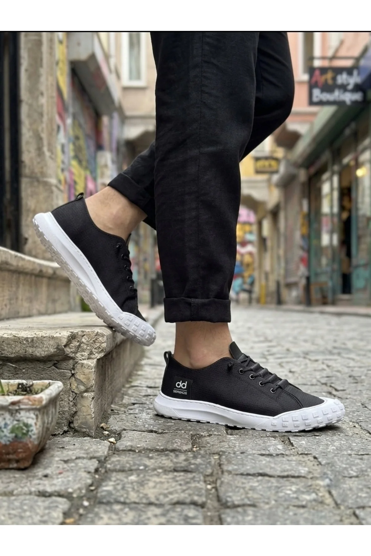 BA0248 BOA Siyah Beyaz Taban Esnek Bağcıklı Ultra Hafif Nefes Alan Sneaker Ayakkabı BA0248 BOA Siyah Beyaz Taban Esnek Bağcıklı Ultra Hafif Nefes Alan Sneaker Ayakkabı
