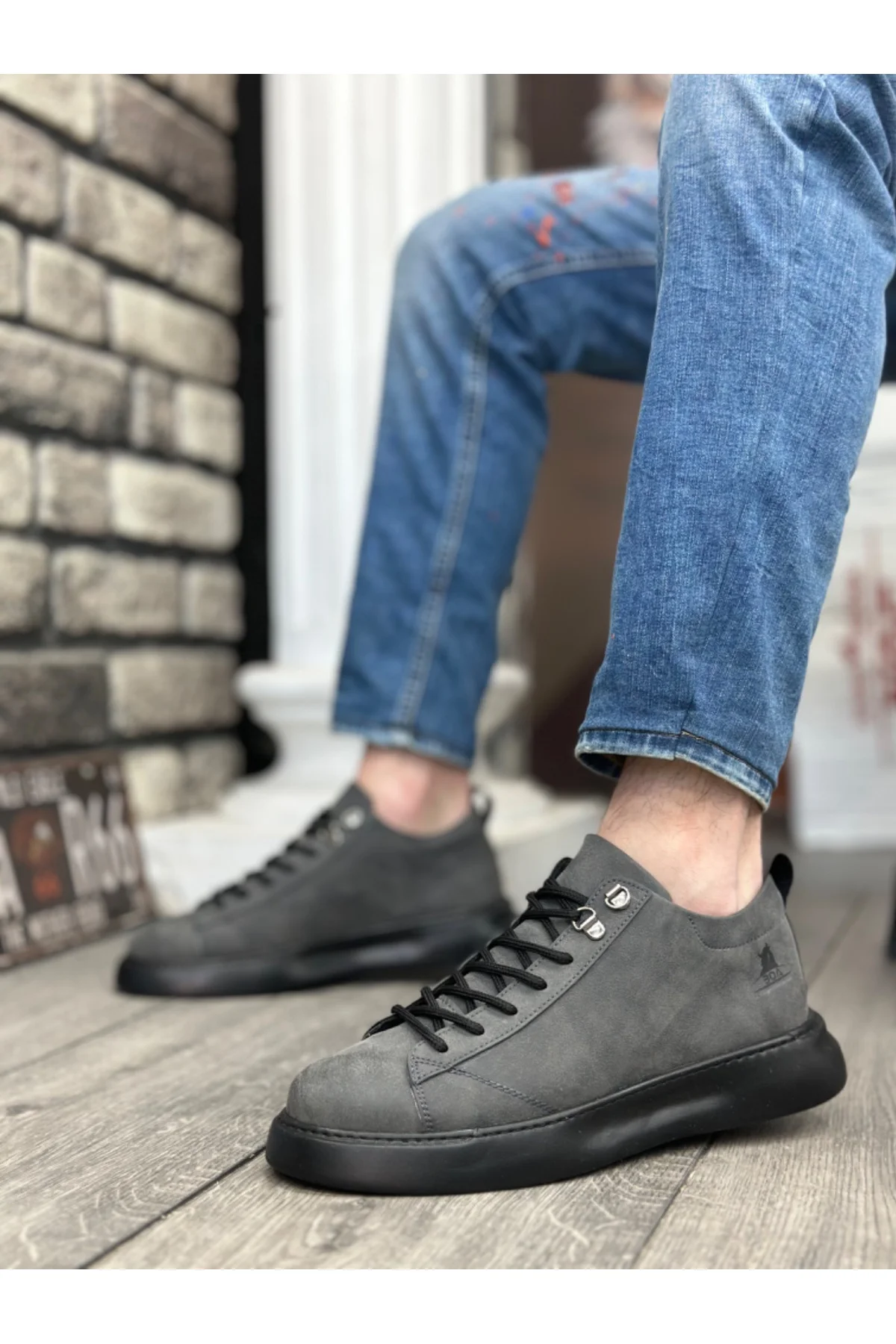 BA0331 Bağcıklı Erkek Yüksek Taban Füme Cilt Spor Ayakkabı Fiyatı, Yorumları ve Özellikleri