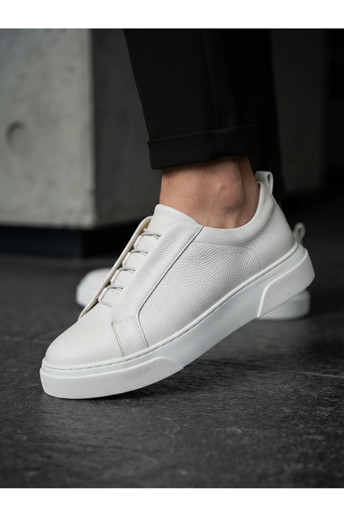 BA0581 Erkek Sneaker Günlük Casual Spor Beyaz Ayakkabı BA0581 Erkek Sneaker Günlük Casual Spor Beyaz Ayakkabı