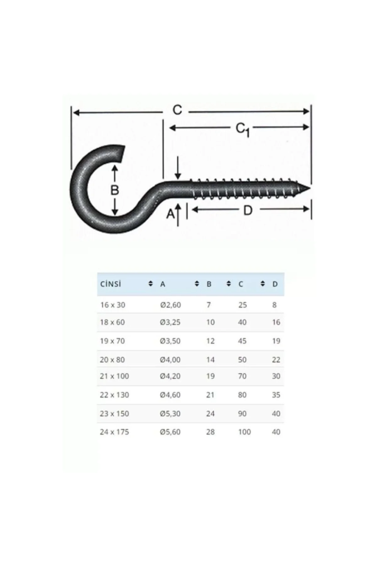 BA2180 21X80 Açık Piton 10 Adet
