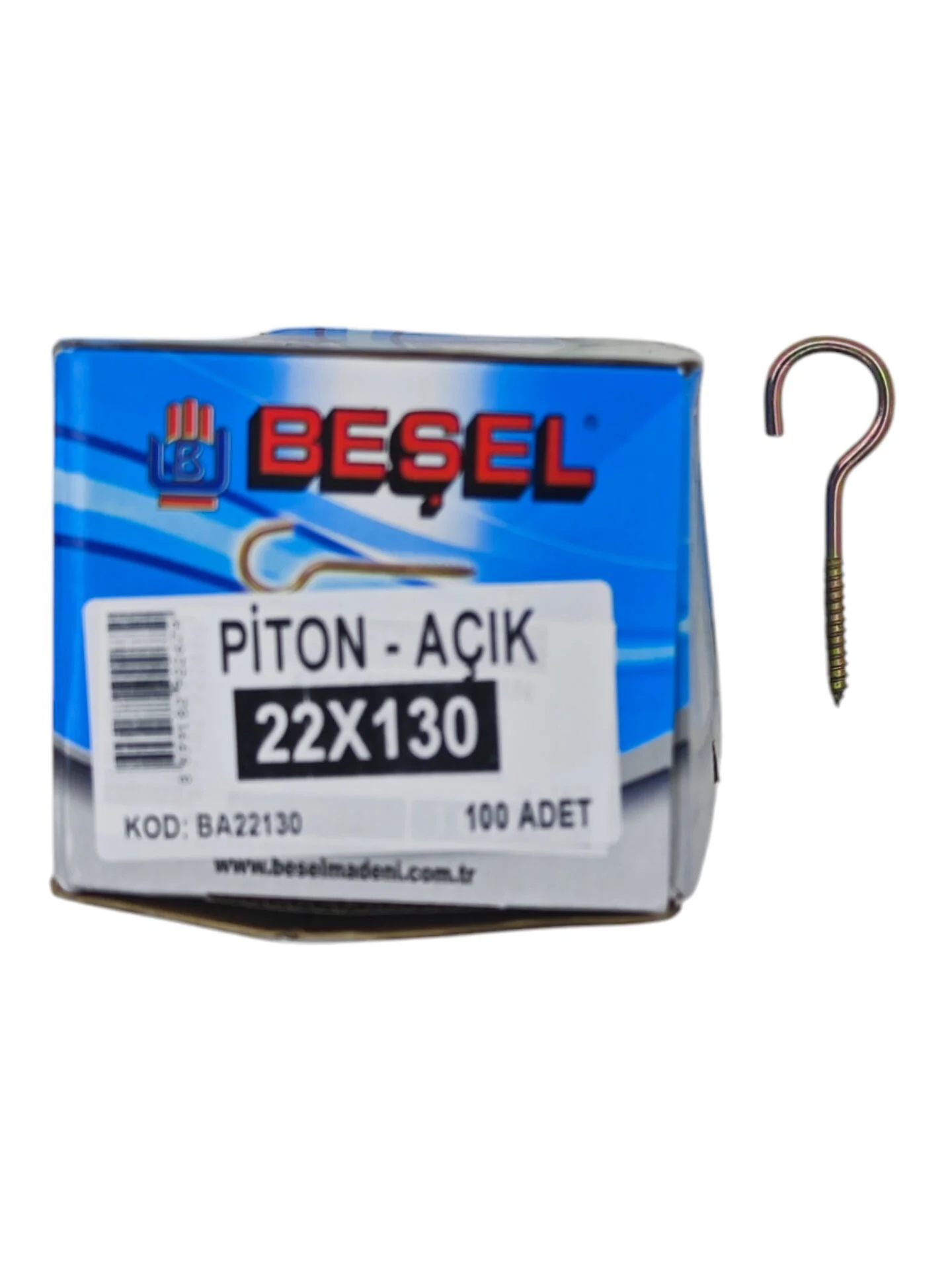 BA22130   Beşel Piton 22*130 - Açık
