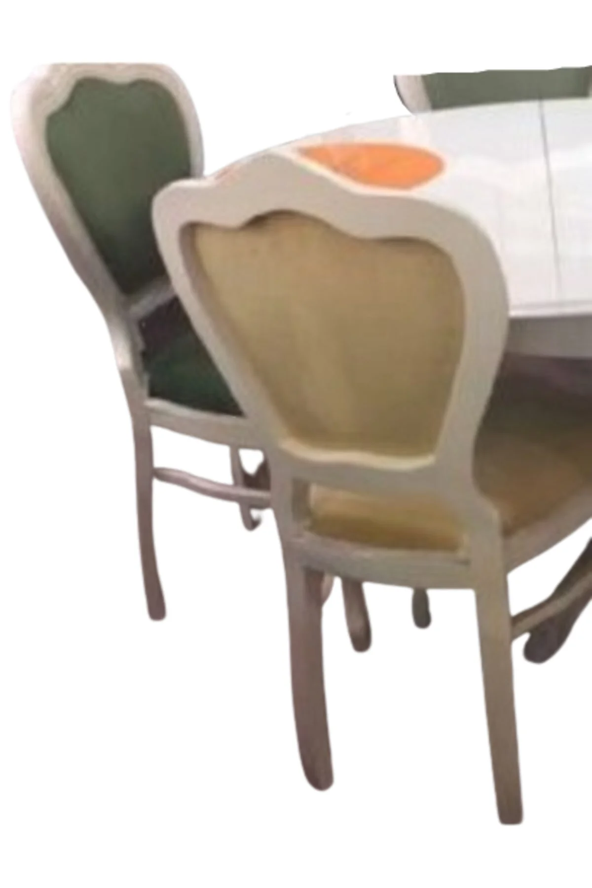 Baba Ayak 12895 Açılı Masa Tk Model Ahşap Kayın Ihlamur Parlak Beyaz Sandalye - Görsel 8