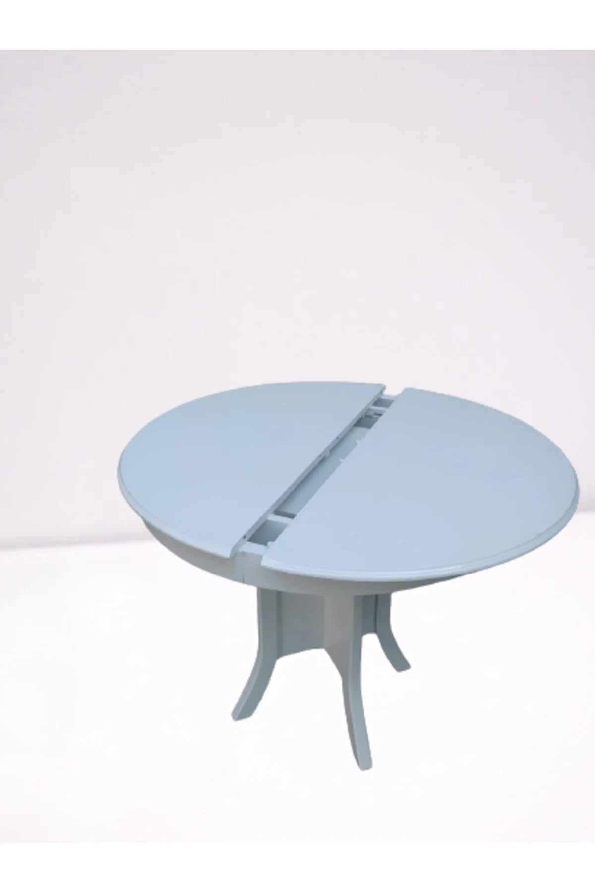 Baba kutu ayak Masa 18347 ST Klasik model MDF Tabla Natüre Beyaz Açılır el yapım - Görsel 6