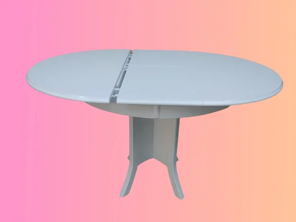 Baba kutu ayak Masa 18347 ST Klasik model MDF Tabla Natüre Beyaz 