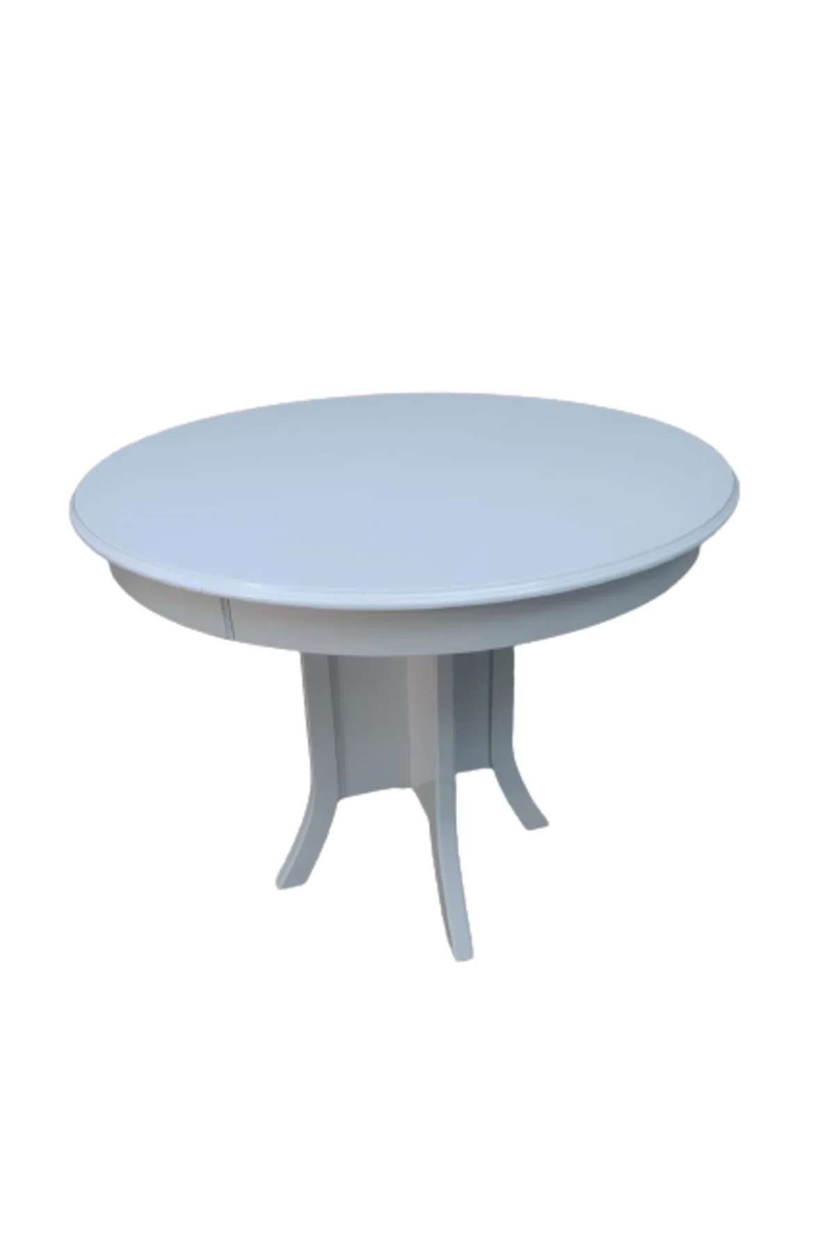 Baba kutu ayak Masa 18347 ST Klasik model MDF Tabla Natüre Beyaz Açılır el yapım - Görsel 4
