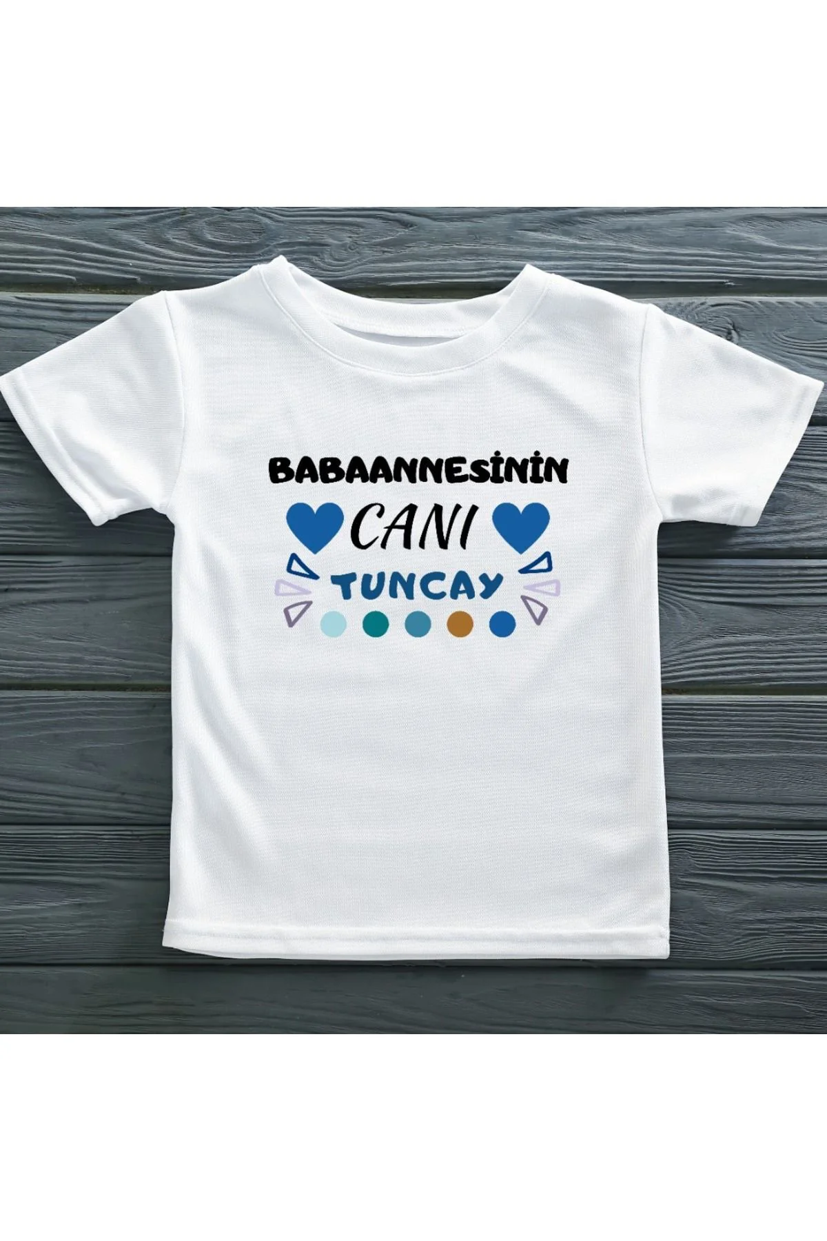 Babaannesinin Canı Yazılı Kişiye özel erkek Çocuk Tişörtü