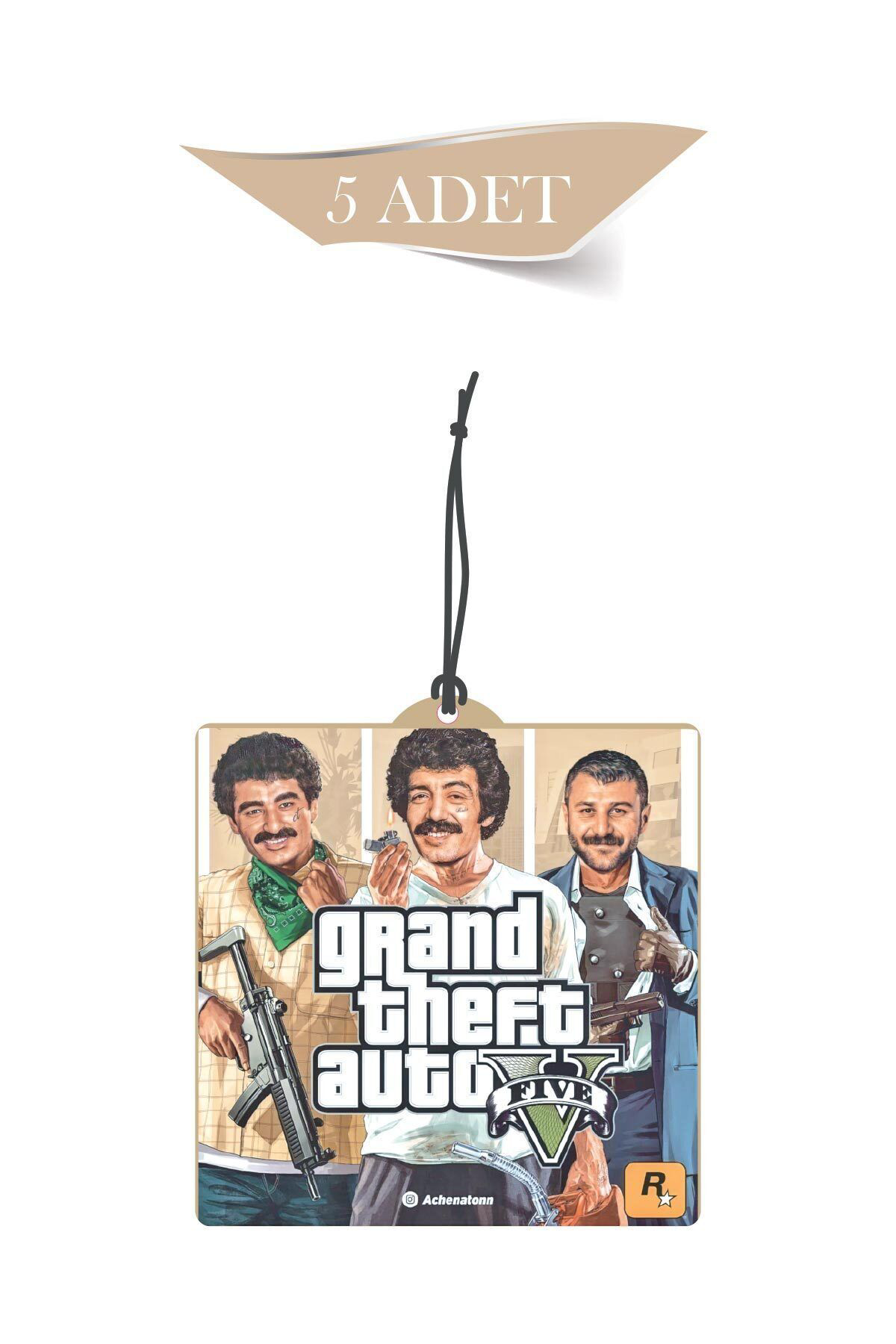 Bymeyla Babalar 5'Li Dekoratif Oto Kokusu Ve Oto Aksesuari