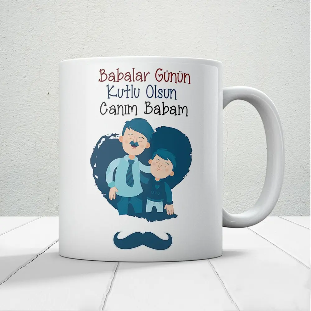 Babalar Günün Kutlu Olsun Canım Babam Baskılı Babalar Günü Kupa B Babalar Günün Kutlu Olsun Canım Babam Baskılı Babalar Günü Kupa B