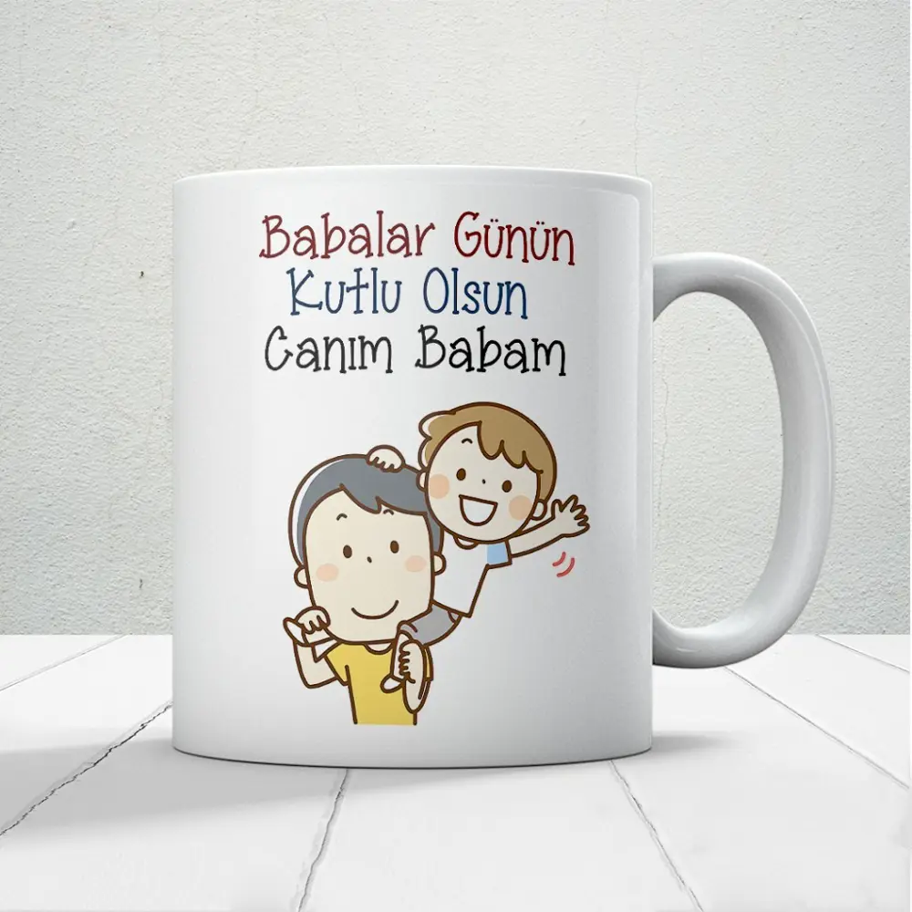 Babalar Günün Kutlu Olsun Canım Babam Baskılı Babalar Günü Kupa B Babalar Günün Kutlu Olsun Canım Babam Baskılı Babalar Günü Kupa B