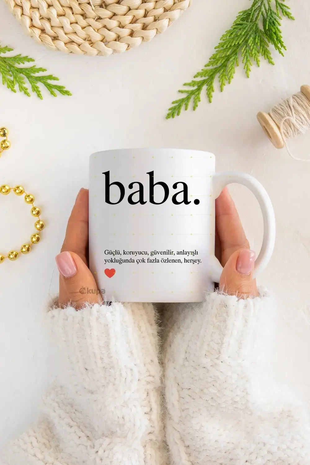 Babalara Özel Açıklamalı Kupa Bardak