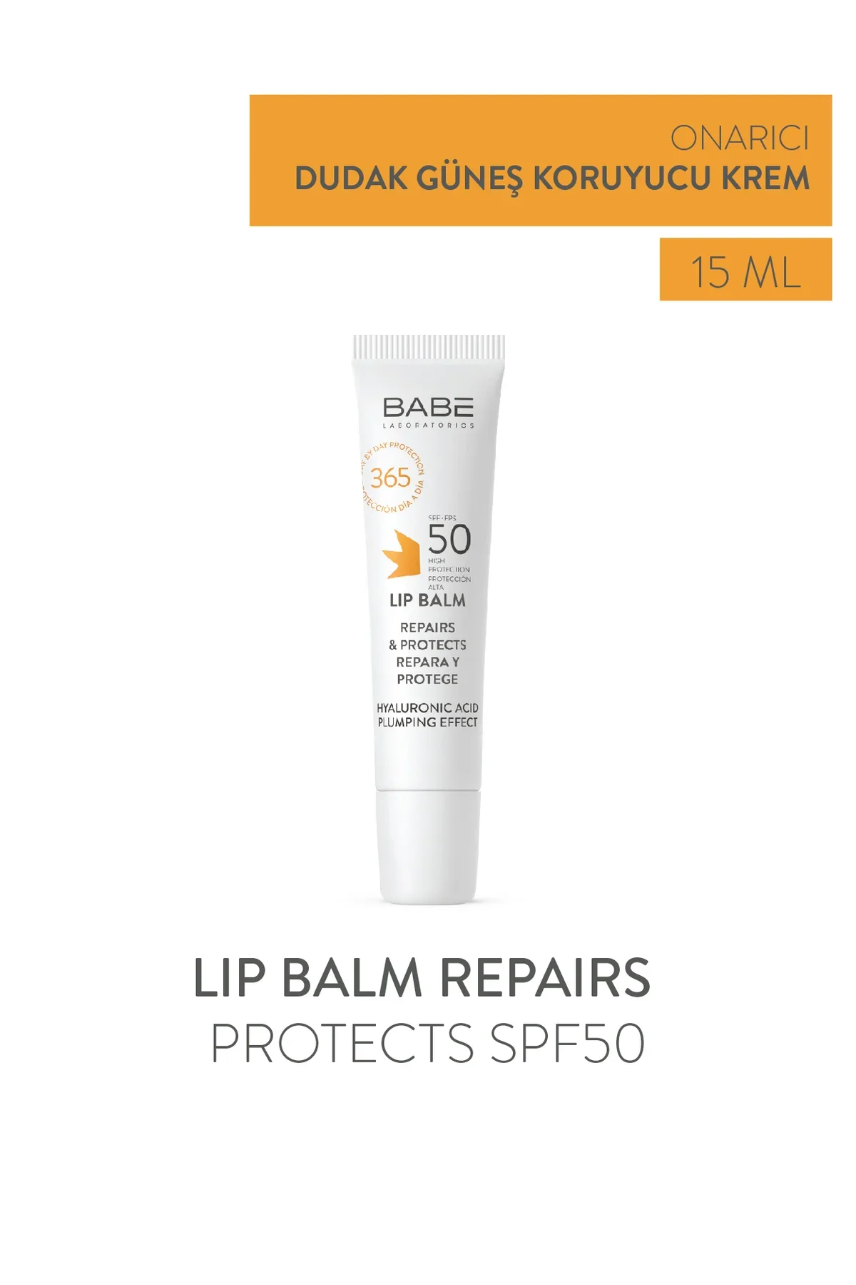 BABE Lip Balm Repairs & Protects SPF50 15 ml BABE Lip Balm Repairs & Protects SPF50 15 ml