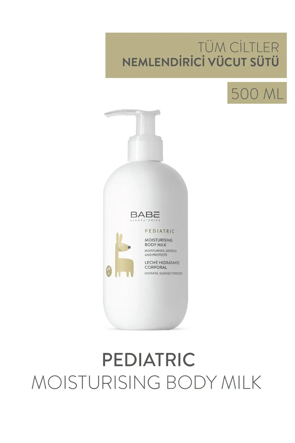 BABE Pediatrik Nemlendirici Vücut Sütü pH 6.0 - 500ml