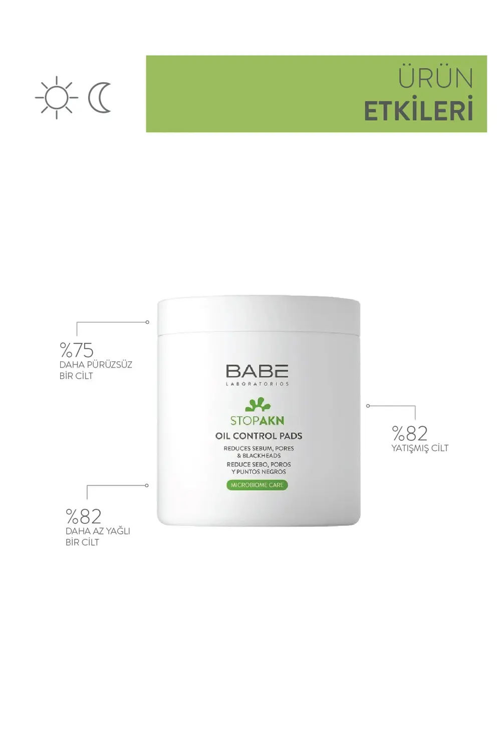 BABE Stop Akn Oil Control Pads 60 Pads