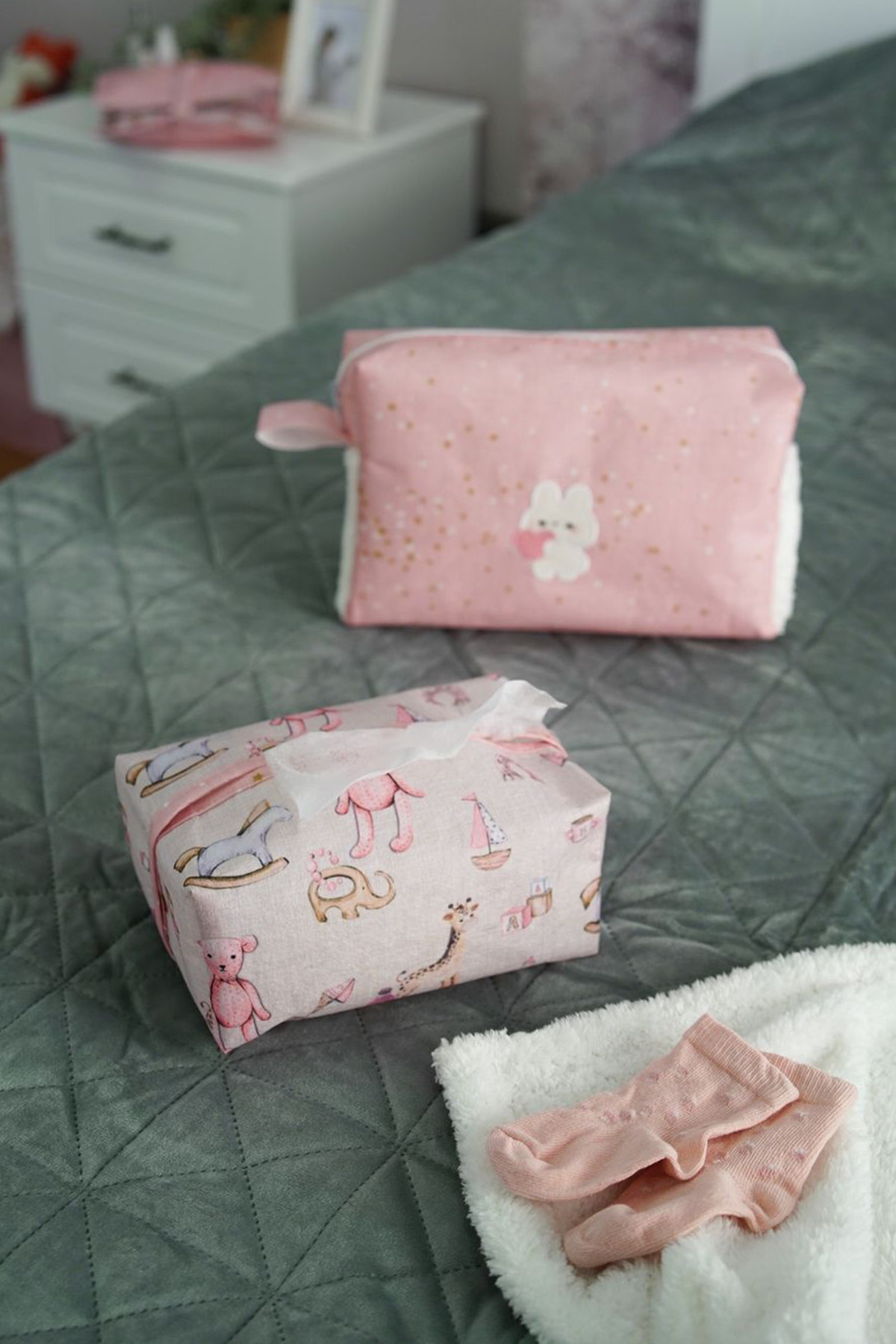 Pazar Kapısı Baby 2 Li Çanta İçi Düzenleyici Bakım Çantası Organizer