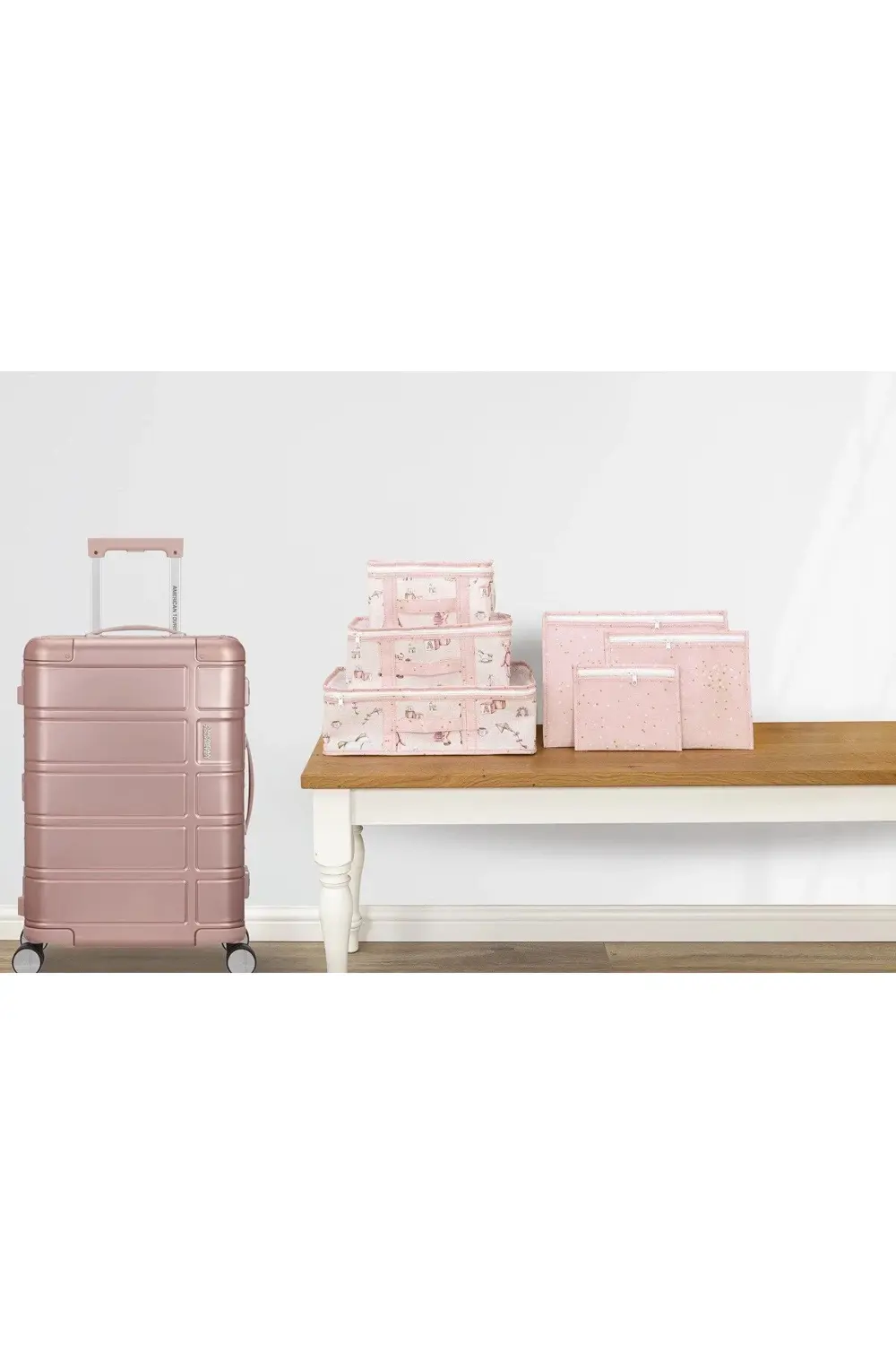 Baby 6'lı Desenli Fileli Bavul Valiz İçi Düzenleyici Çok Amaçlı O