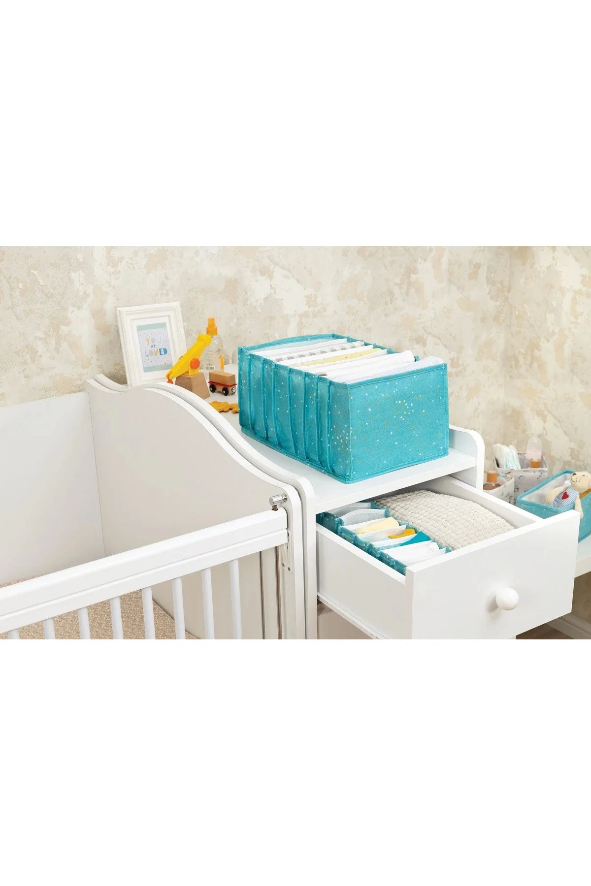 Baby Akordiyon Organizer Çekmece Düzenleyici Large (yeşil) - 0408 Baby Akordiyon Organizer Çekmece Düzenleyici Large (yeşil) - 0408
