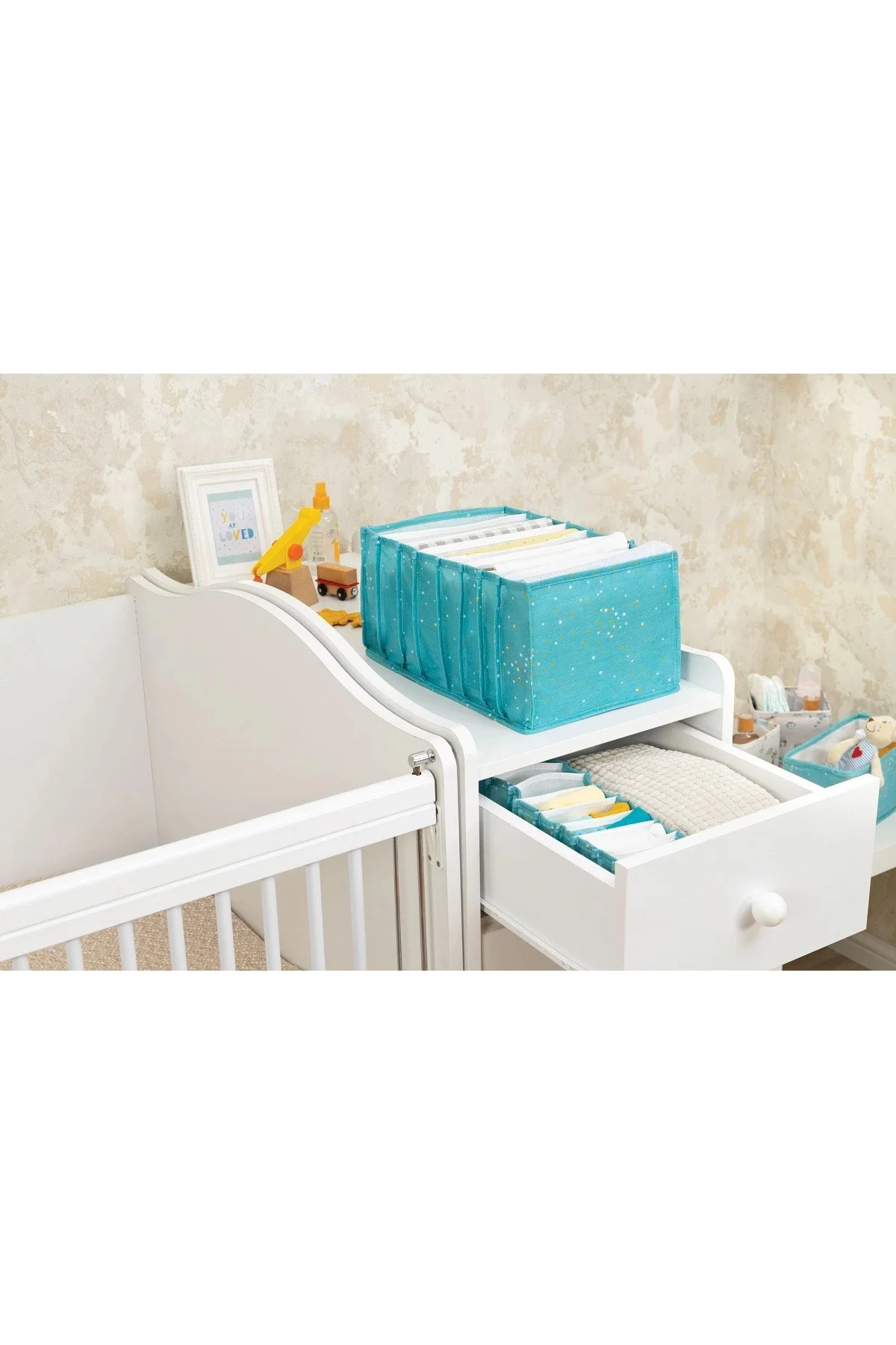 Baby Akordiyon Organizer Çekmece Düzenleyici Large (yeşil) - 0408
