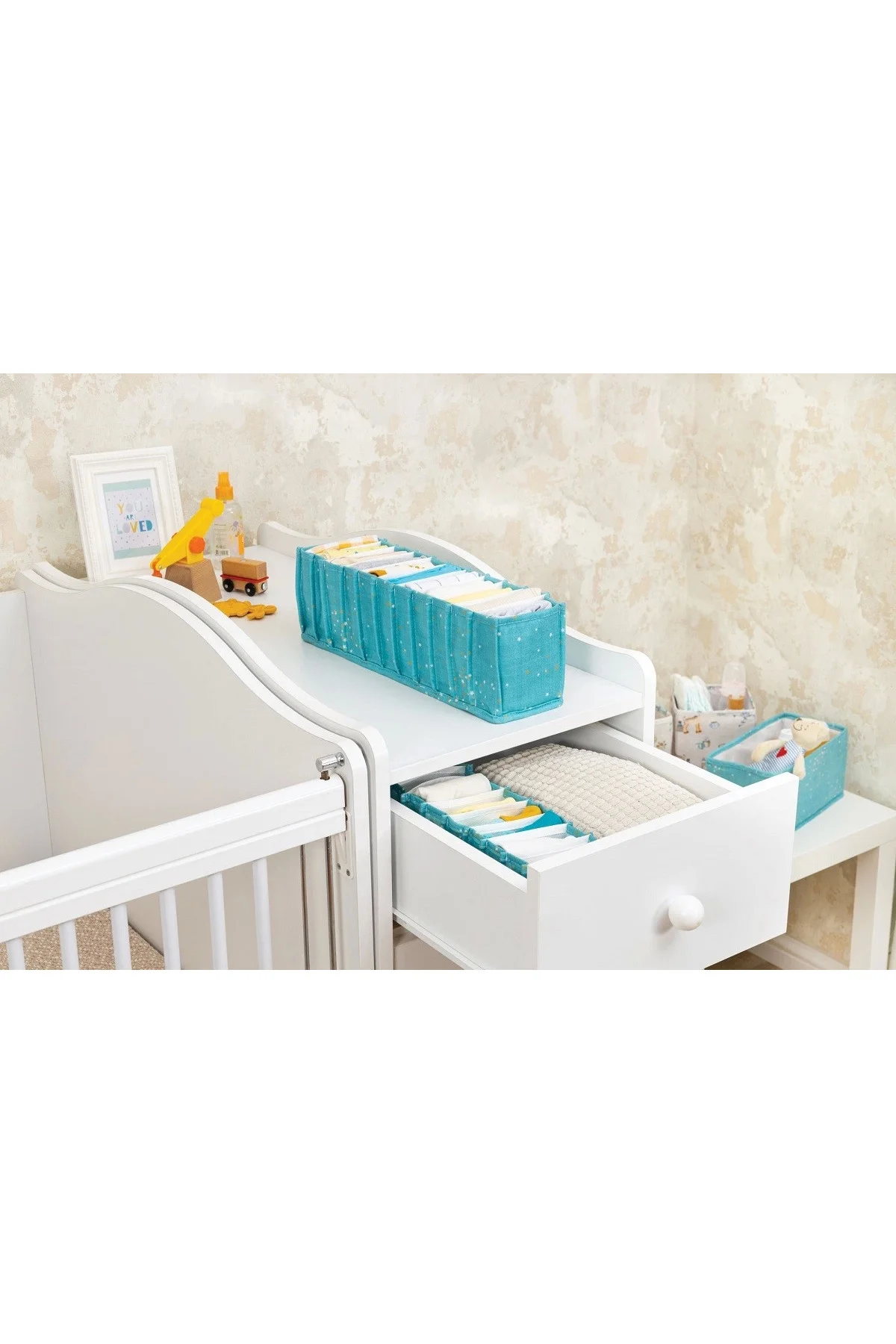 Baby Akordiyon Organizer Çekmece Düzenleyici Small (yeşil) - 0410 Baby Akordiyon Organizer Çekmece Düzenleyici Small (yeşil) - 0410