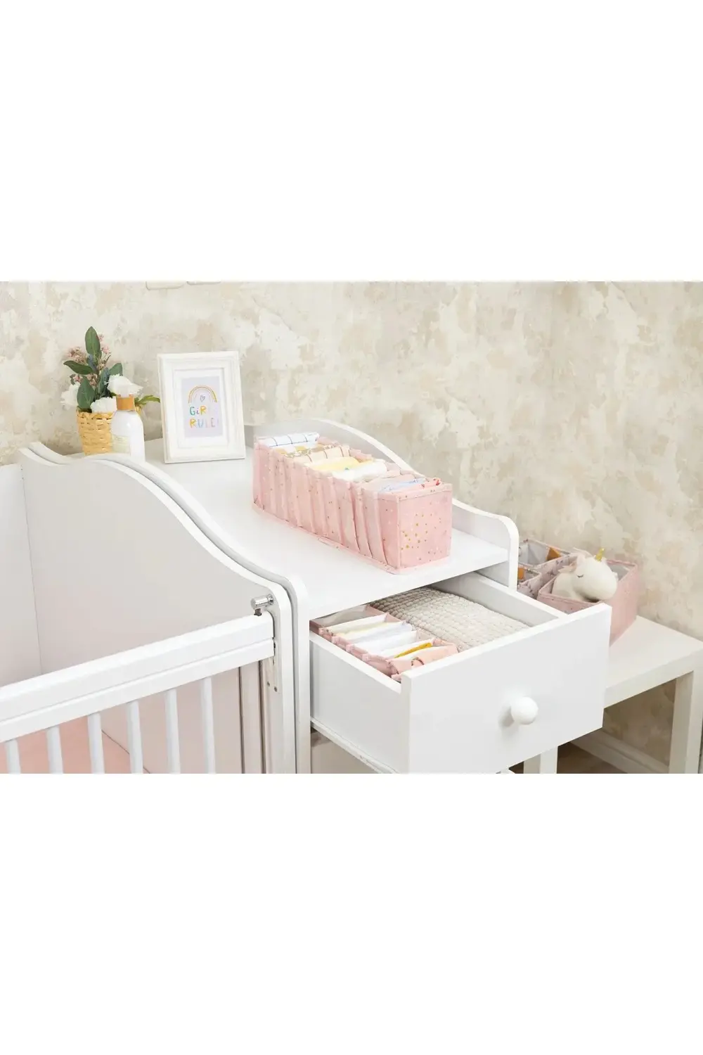 Baby Akordiyon Organizer Çekmece Düzenleyici Small (pembe) -04102