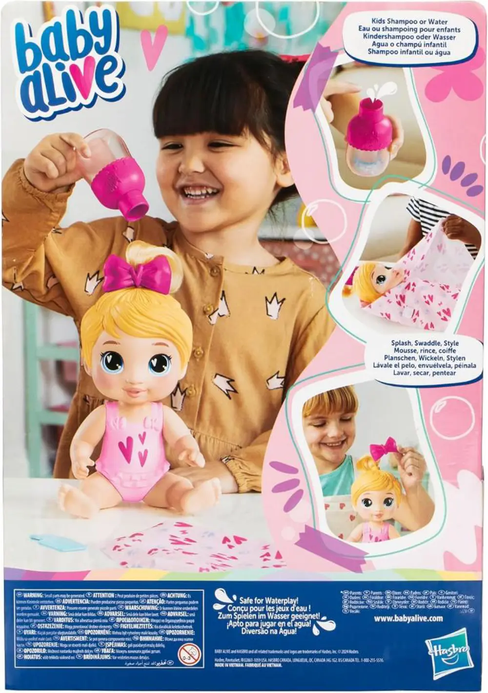 Baby Alive Bebeğimle Şampuan Eğlencesi Sarışın F9119 Baby Alive Bebeğimle Şampuan Eğlencesi Sarışın F9119
