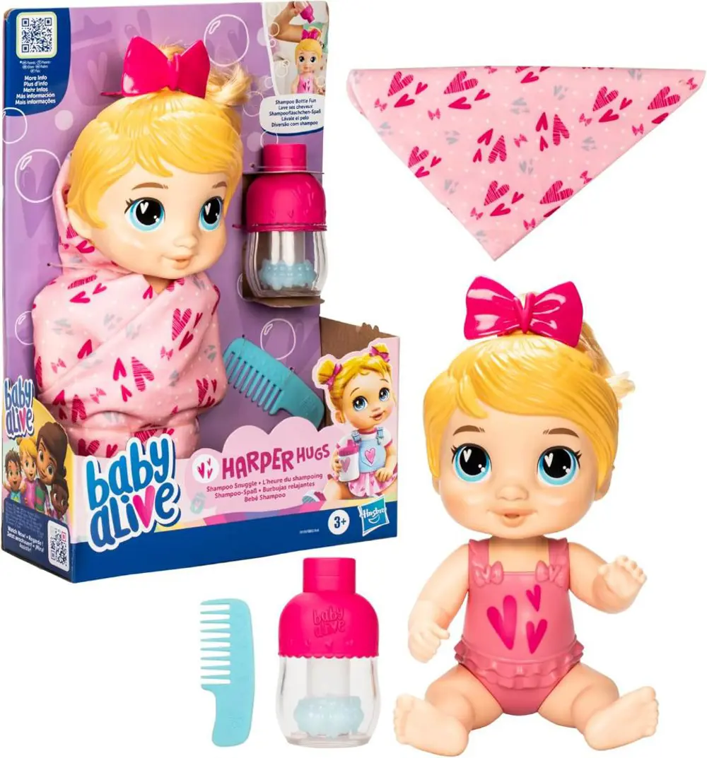 Baby Alive Bebeğimle Şampuan Eğlencesi Sarışın F9119 Baby Alive Bebeğimle Şampuan Eğlencesi Sarışın F9119