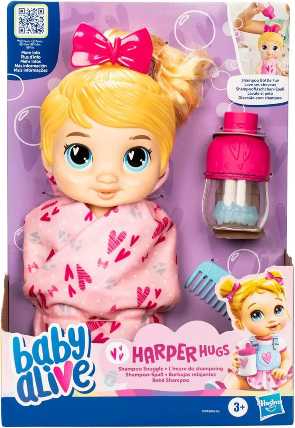 Baby Alive Bebeğimle Şampuan Eğlencesi Sarışın F9119 Baby Alive Bebeğimle Şampuan Eğlencesi Sarışın F9119