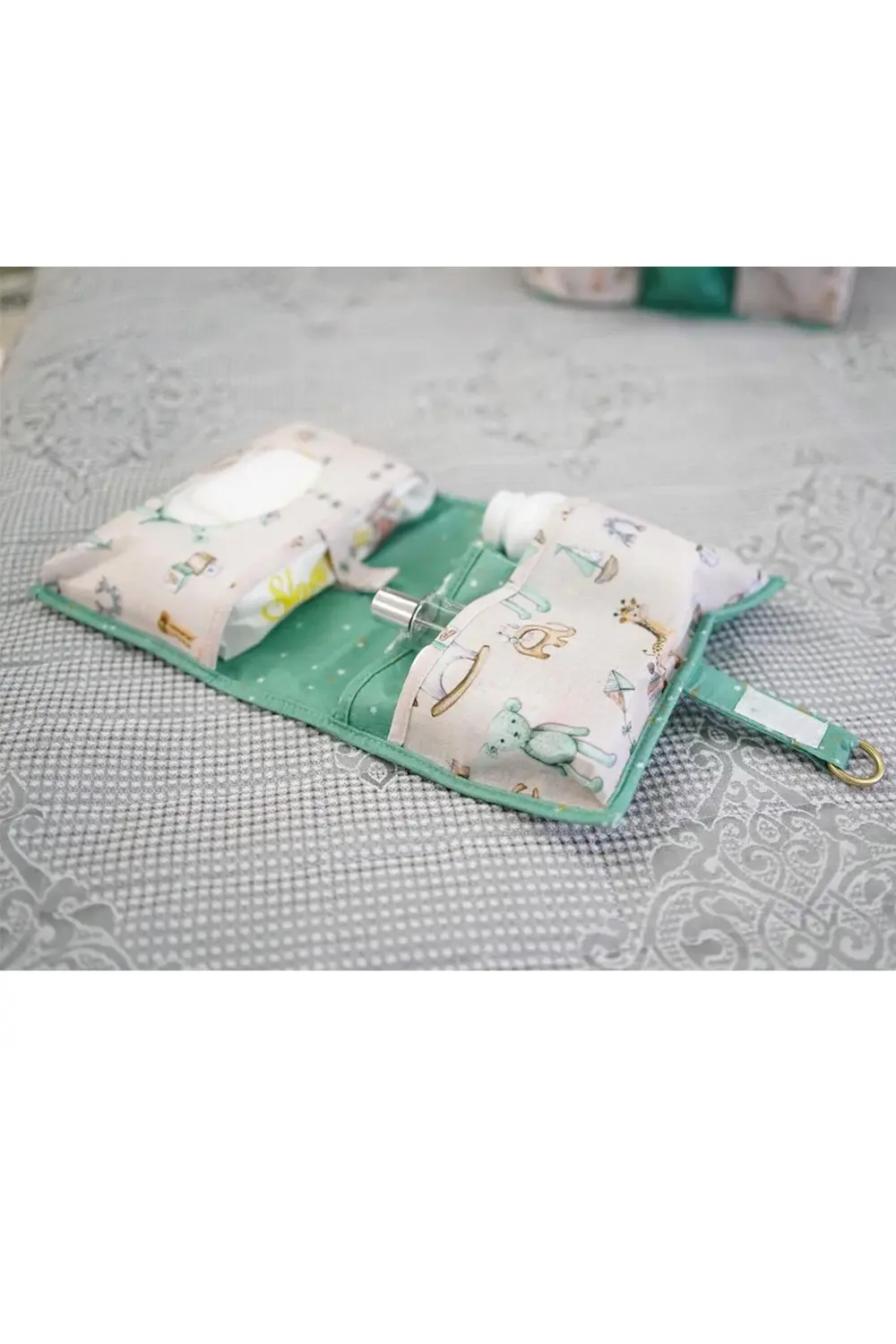 Baby Bakım Seti Bebek Bakım ve Alt Bakım Çantası Mavi