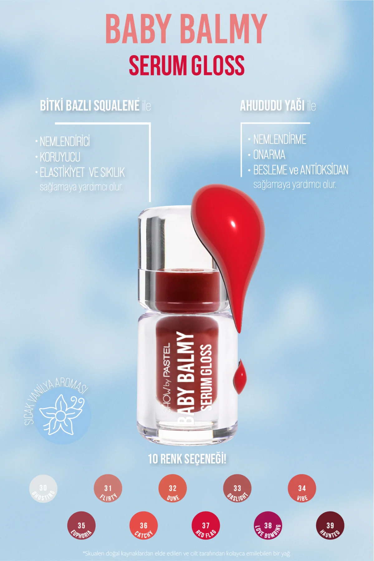 Baby Balmy Serum Gloss - Dudak Parlatıcısı Ve Dudak Bakımı 37 Red Flag - 3.2 ml Baby Balmy Serum Gloss - Dudak Parlatıcısı Ve Dudak Bakımı 37 Red Flag - 3.2 ml
