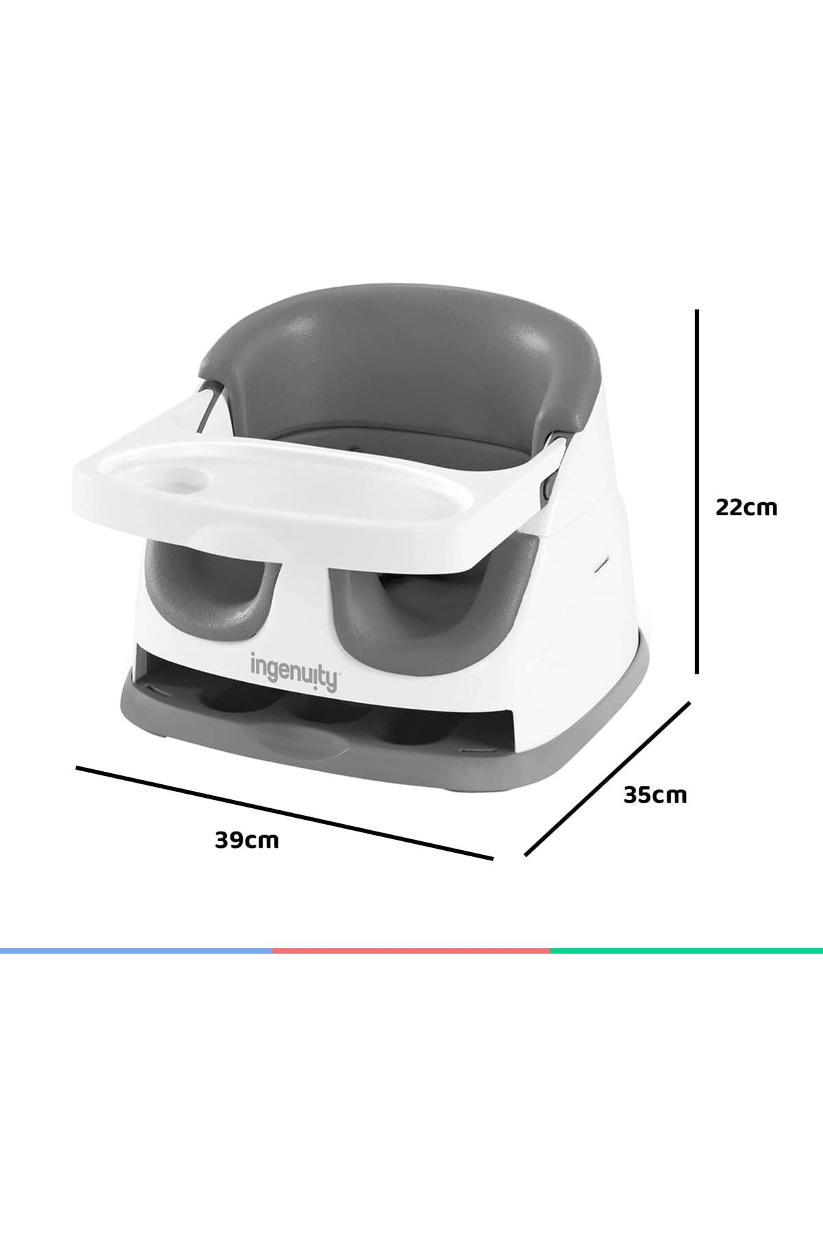 İngenuity Baby Base Portatif Mama Sandalyesi Slate