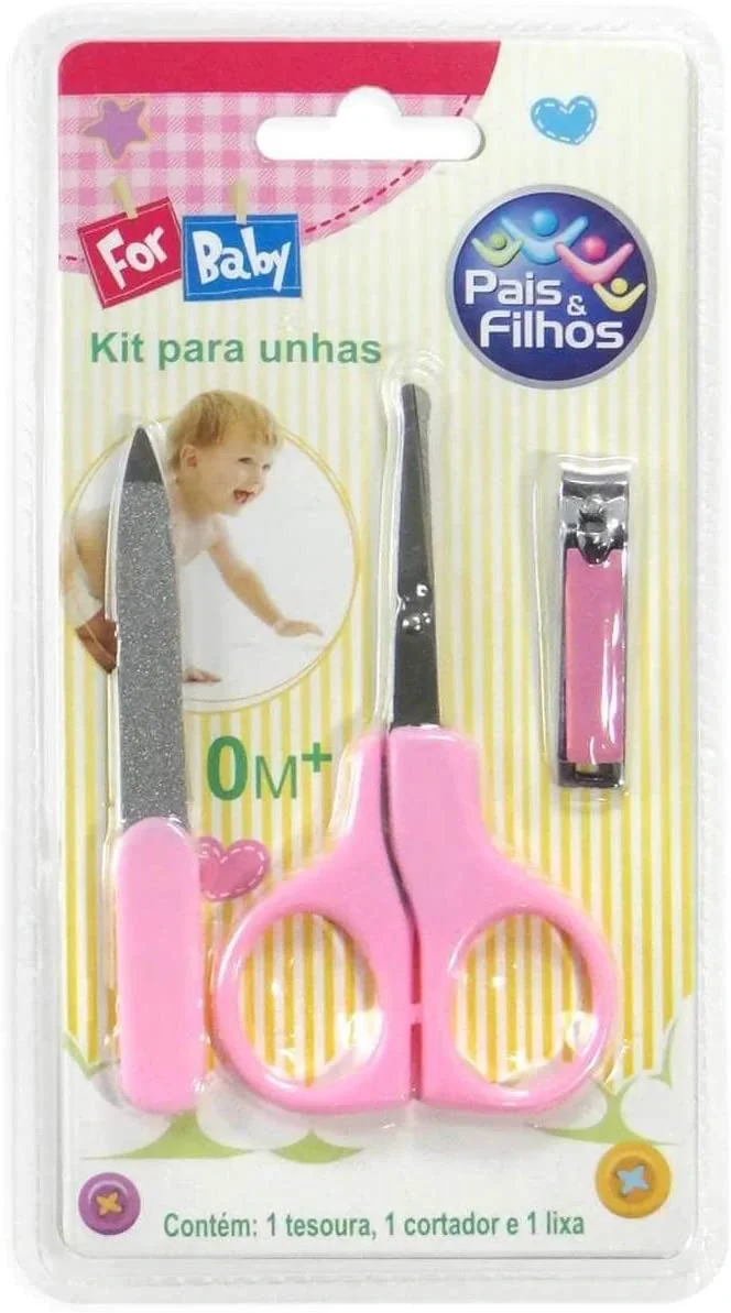 Baby Bebek Tırnak Bakım Seti - Pembe Baby Bebek Tırnak Bakım Seti - Pembe