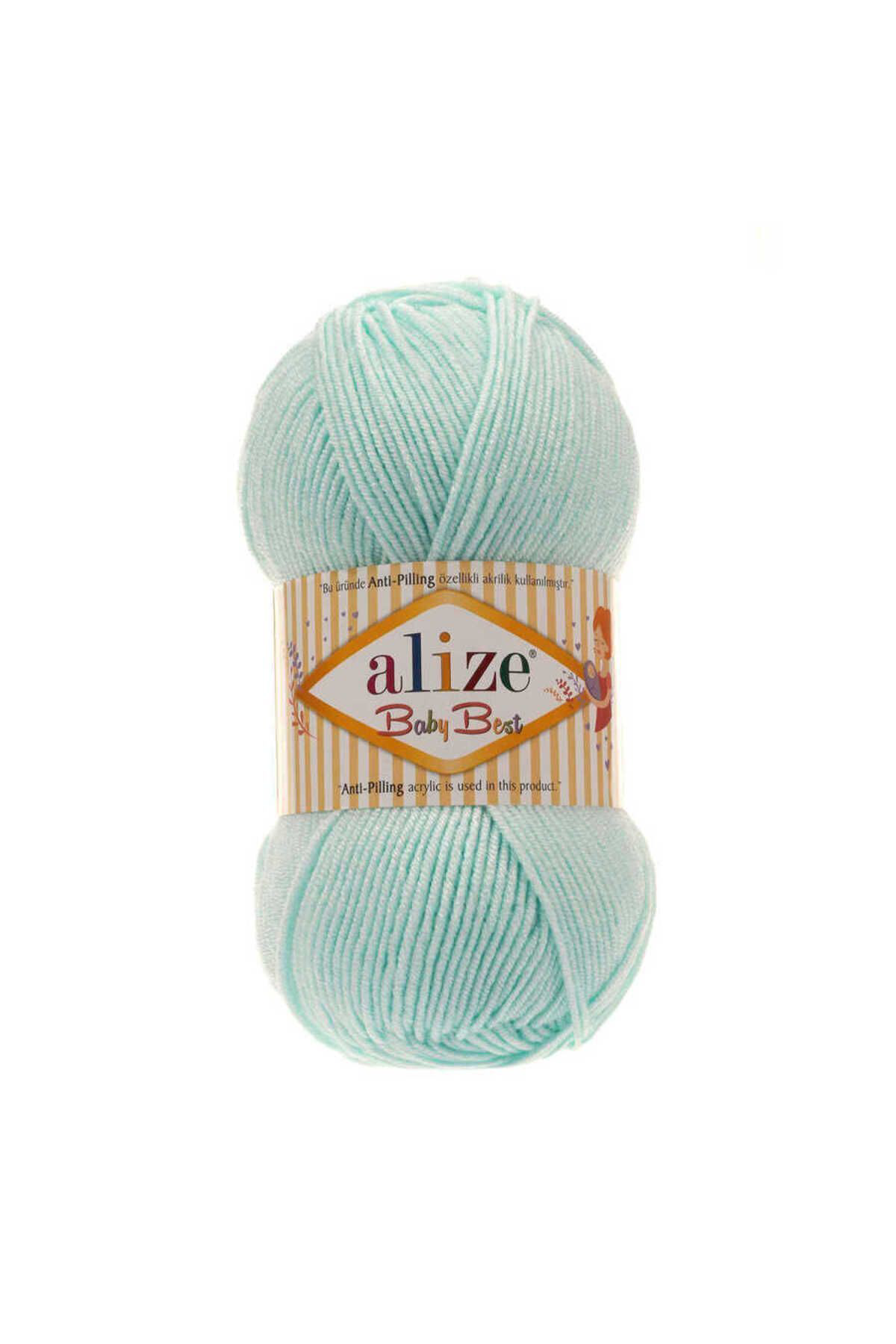 Alize Baby Best El Örgü İpi Yeşil 019