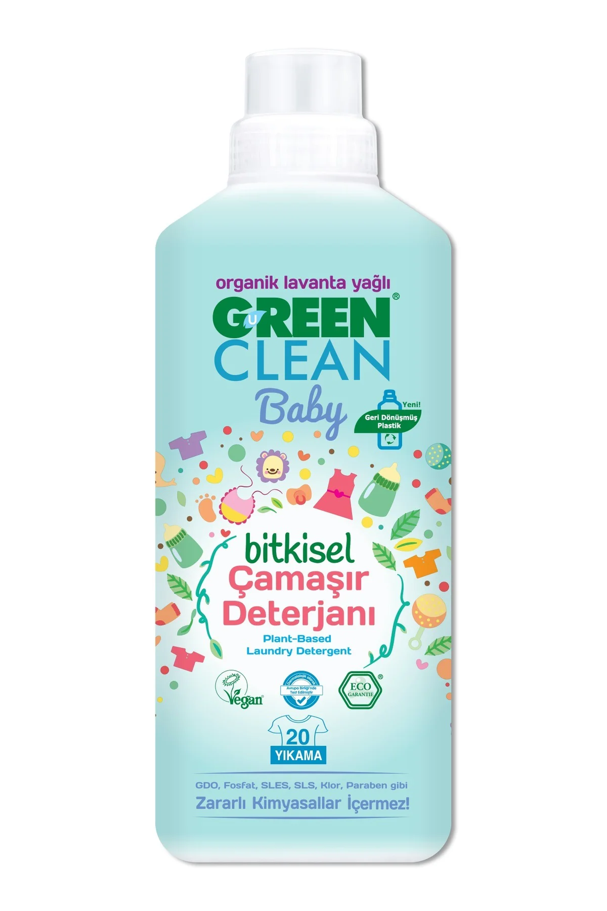 Baby Bitkisel Çamaşır Deterjanı 1000 ml (20 Yıkama)