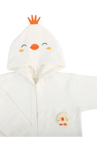 Baby Civcivli Bornoz Seti 30038 Ekru Baby Civcivli Bornoz Seti 30038 Ekru