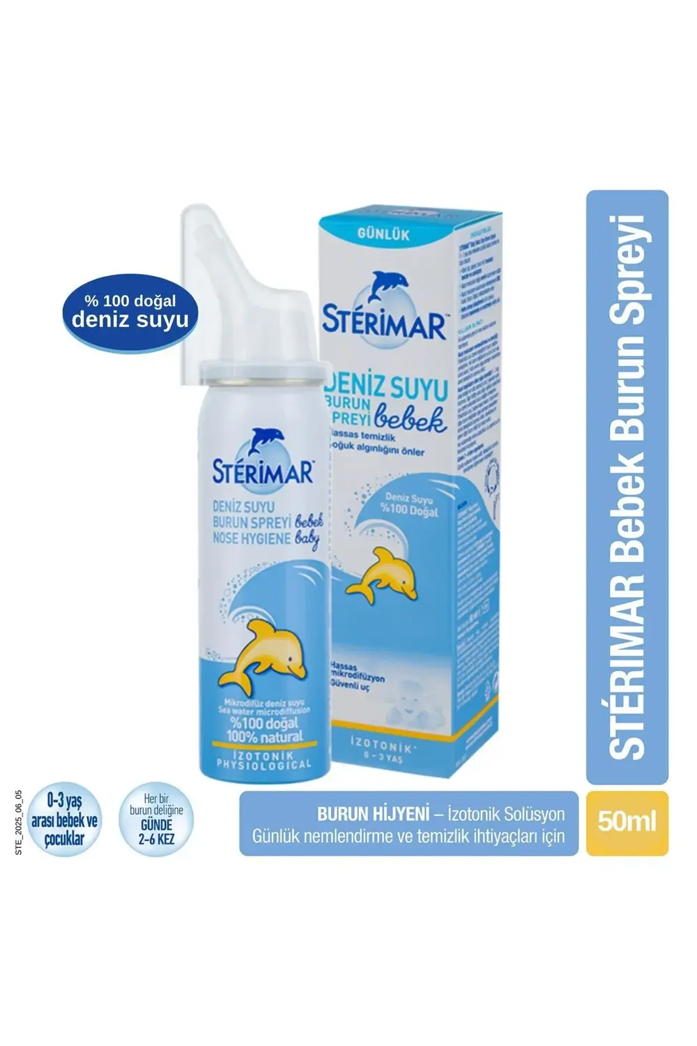 Baby Deniz Suyu Burun Spreyi 50 ml