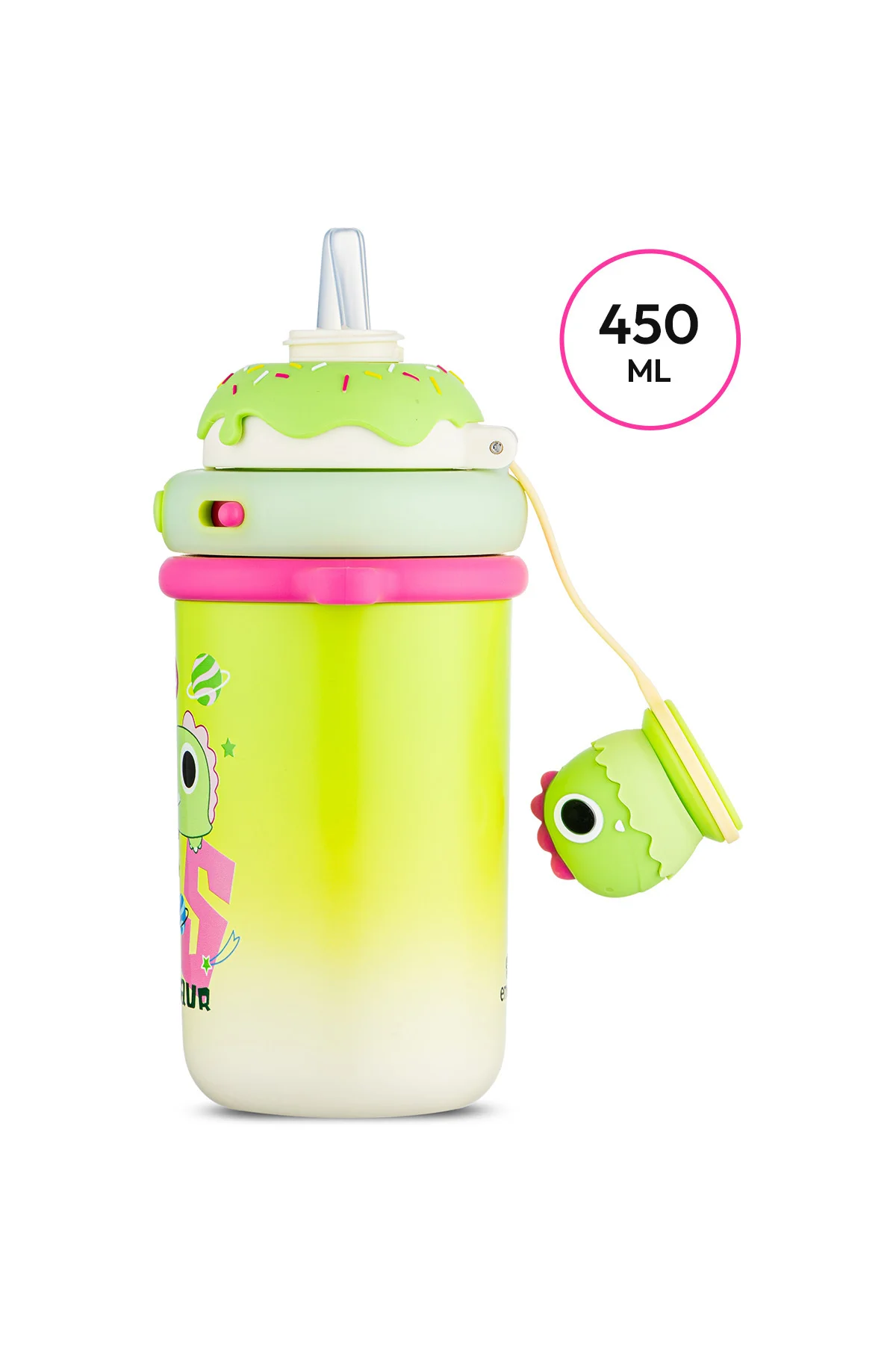 Baby Dinosaur Termos Yeşil 450 ml